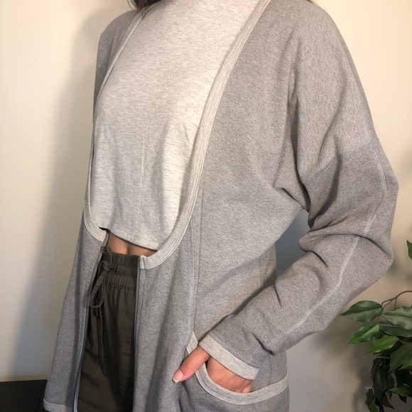 SOLD Grey lululemon half zip cardigan - Picture 1 of 3